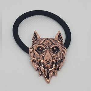 1pcs Viking Metal Wolf Hair Tie